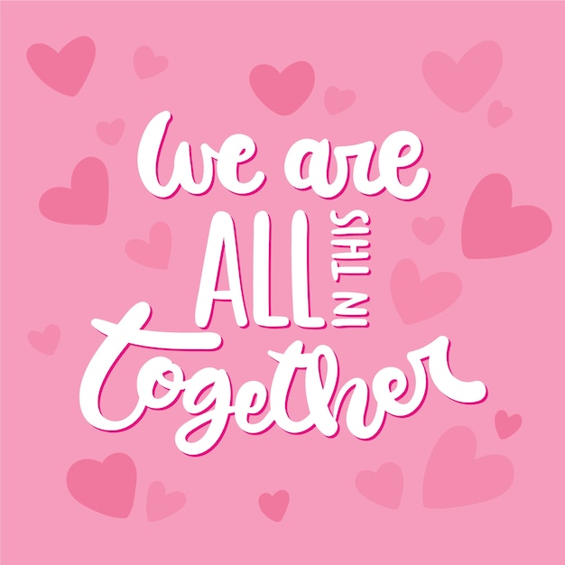 We are all in this together design