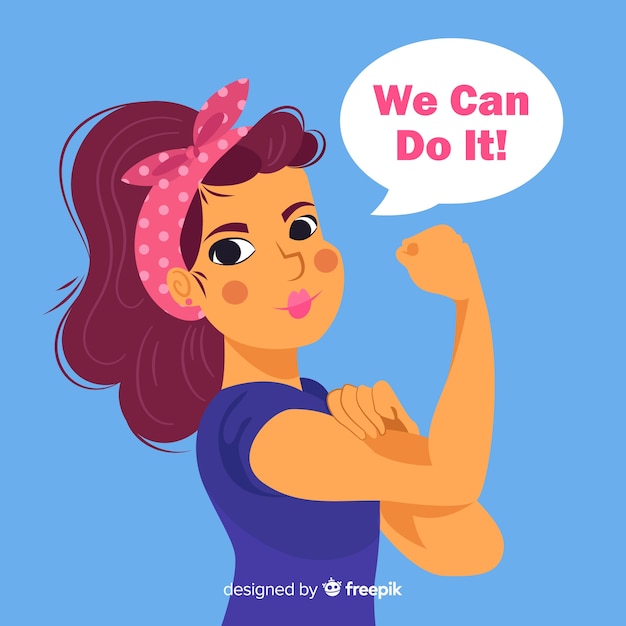 We can do it! background