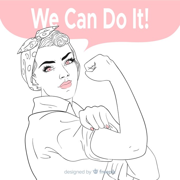 We can do it! background