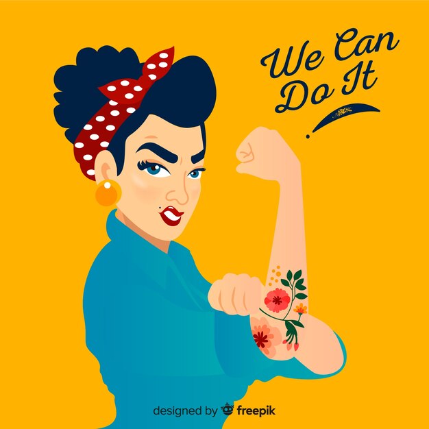 We can do it! background