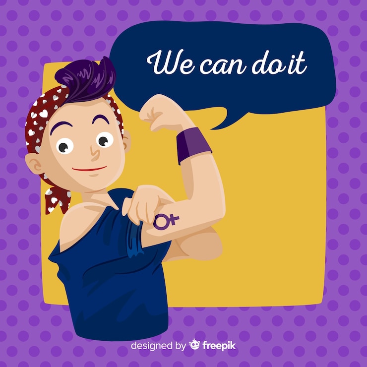 Free Vector we can do it! background