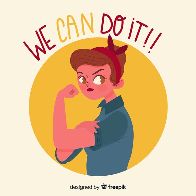 We can do it! background