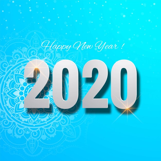 We wish you a Happy New Year 2020 beautiful card 