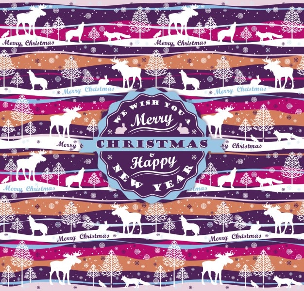 Free Vector we wish you a merry christmas card