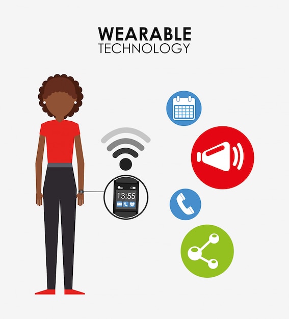 Wearable technology illustration