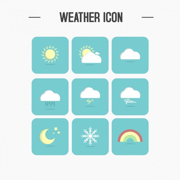 Weather icons collection