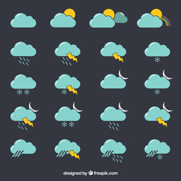 Weather icons collection