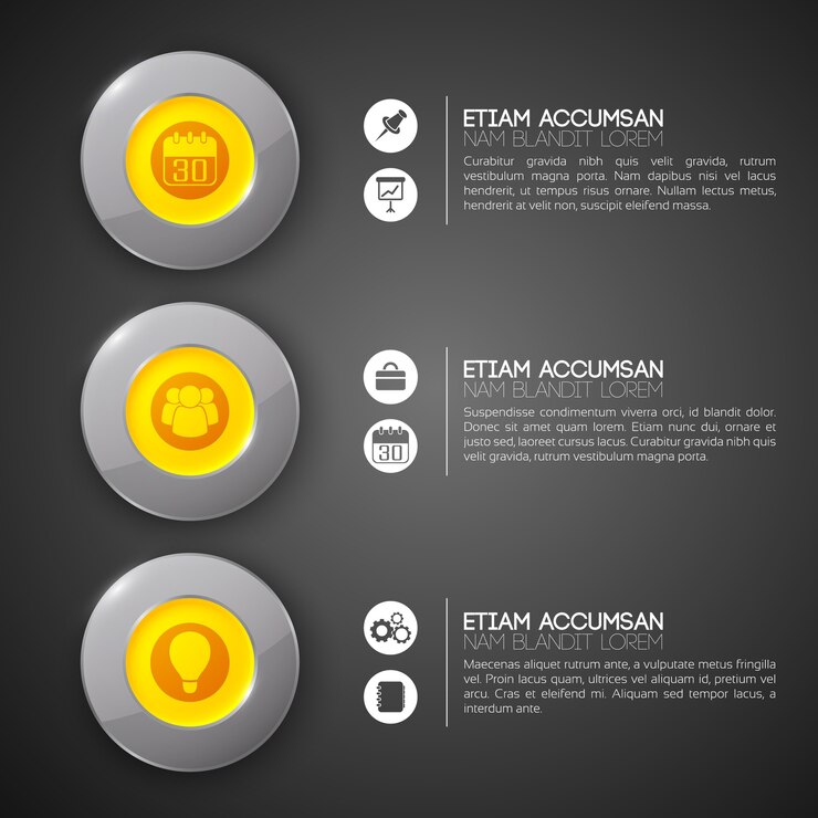 मुफ़्त वेक्टर web business infographic concept