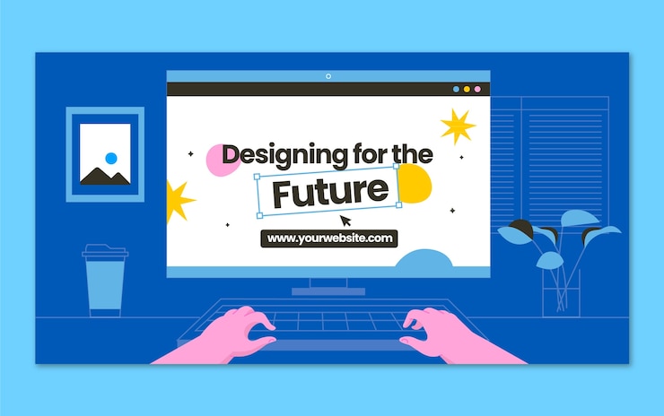 無料Vector web デザイン facebook テンプレート