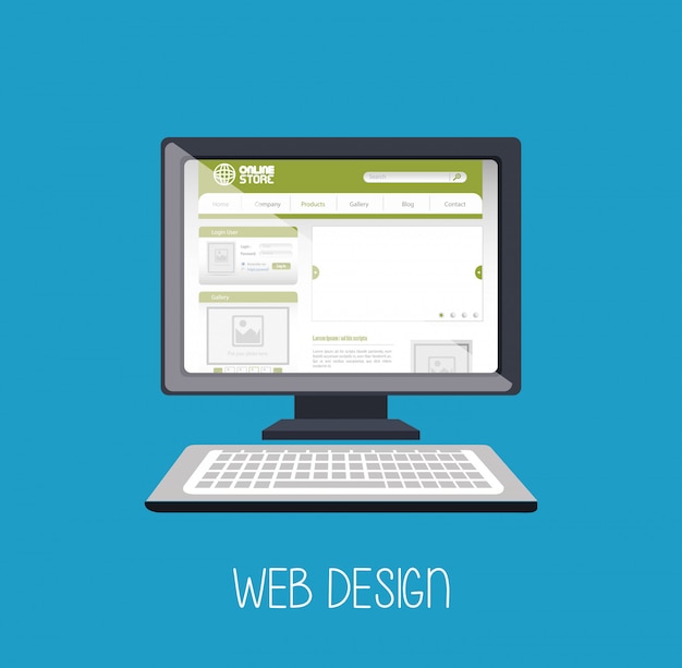 웹 디자인 온라인 미디어