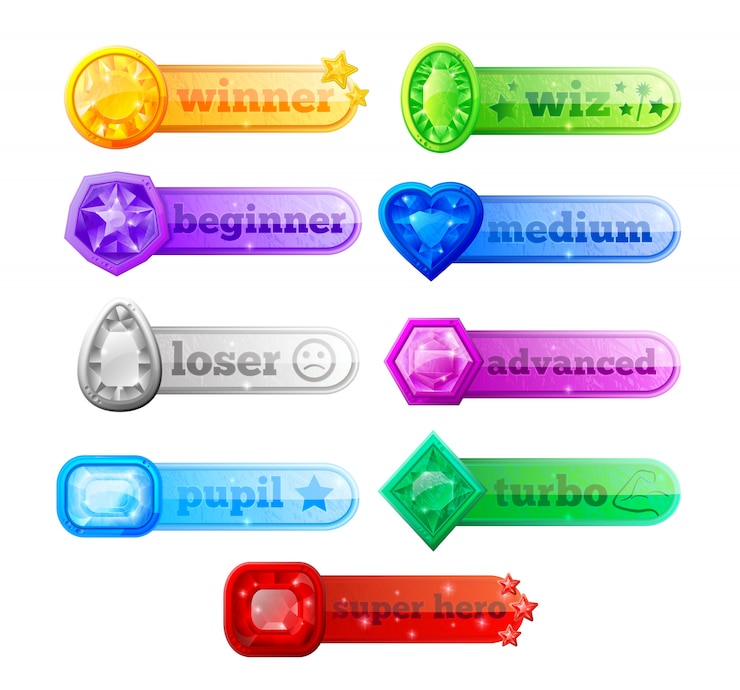 Free Vector web game assets