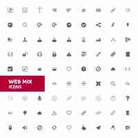 Free vector web icons