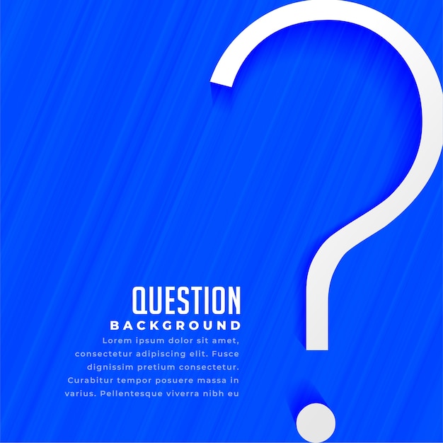 Free vector web question mark help and support page template design