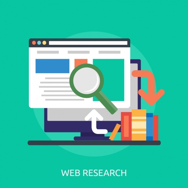 Web research background design