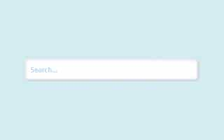 Free vector web search bar on blue background navigation bar for ui design search blank browser templates vector