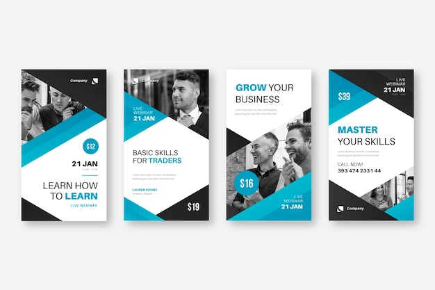 Webinar instagram story collection