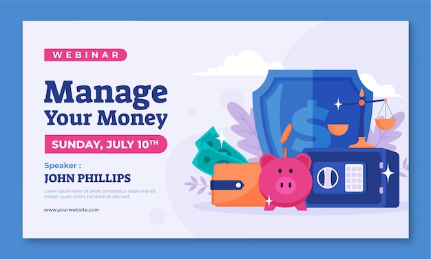 Webinar template for bank and finance