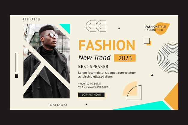 Webinar template for fashion collection and style