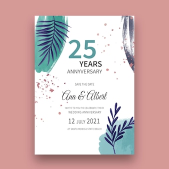 Wedding anniversary card