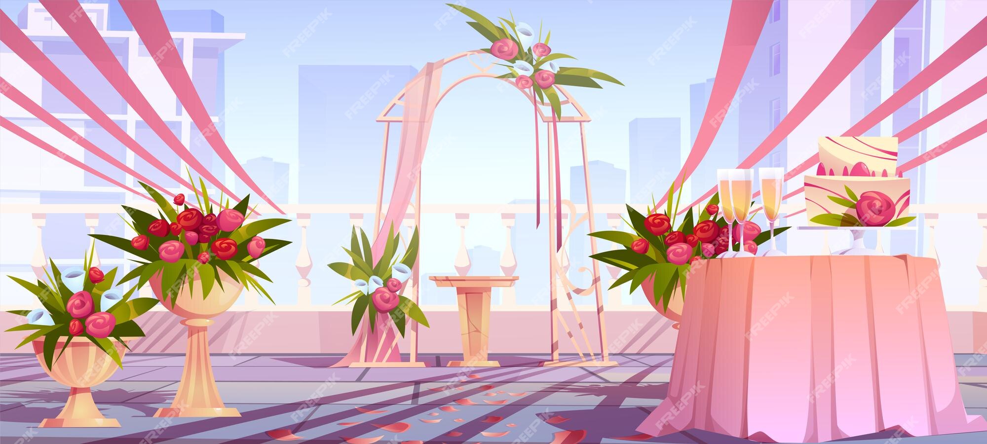 Wedding scene Vectors & Illustrations for Free Download | Freepik