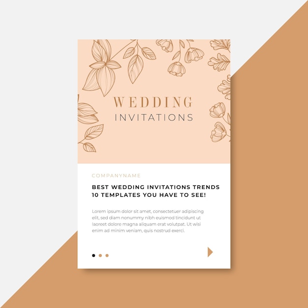 Wedding blog post template