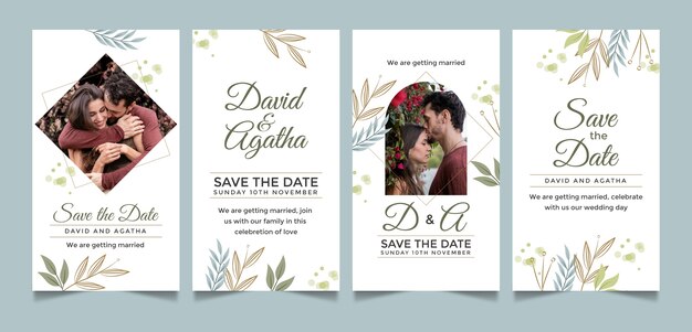 wedding celebration instagram stories collection