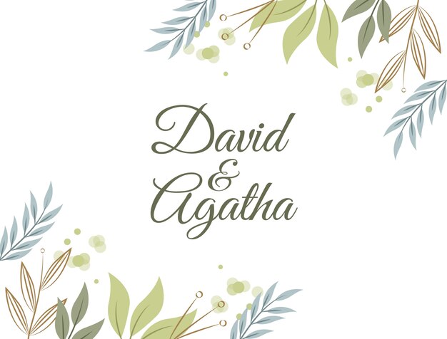 wedding celebration photocall template
