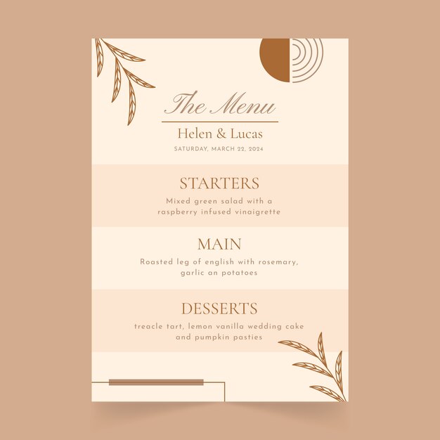 wedding celebration poster template