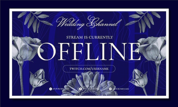 Wedding celebration twitch background