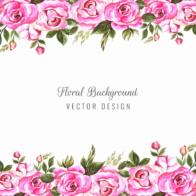 Free vector wedding colorful floral frame