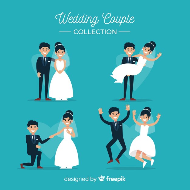 結婚式のカップルコレクション