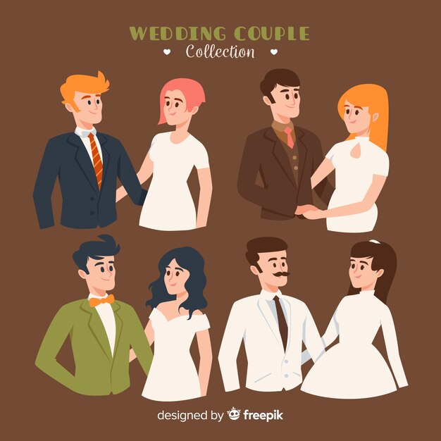 Wedding couple collection