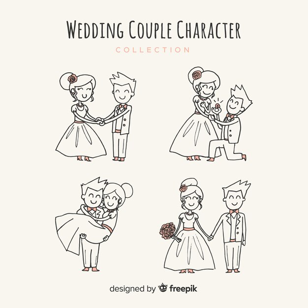 Wedding couple collection