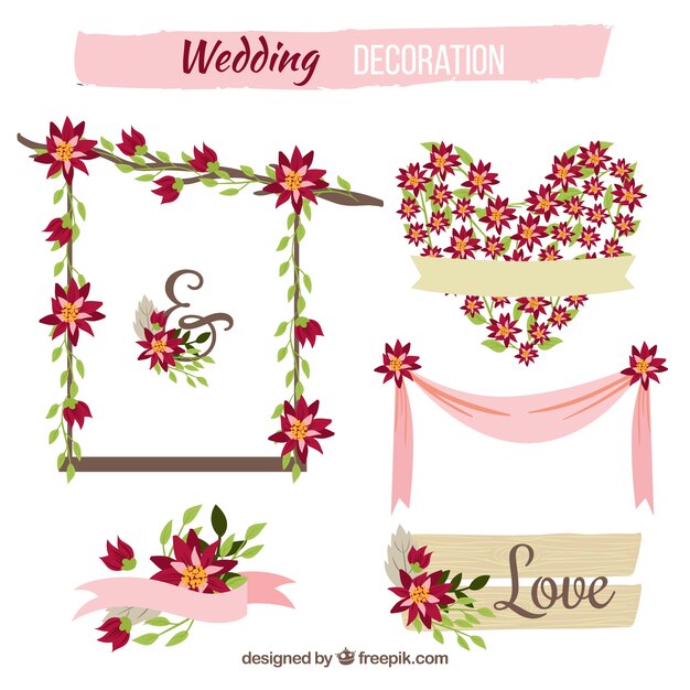 Wedding decoration elements