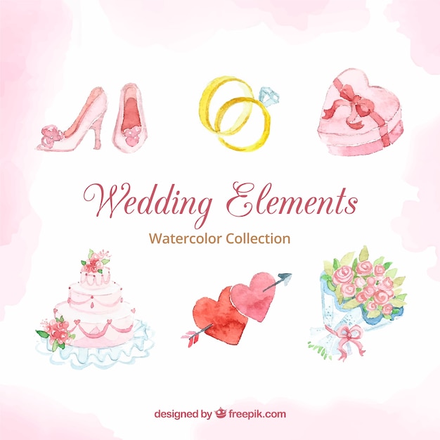 Wedding elements collection