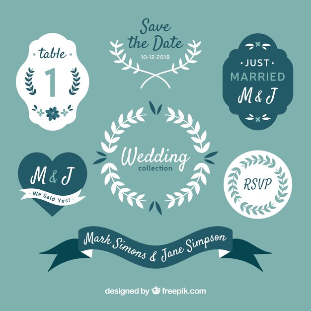 Wedding elemets with elegant style