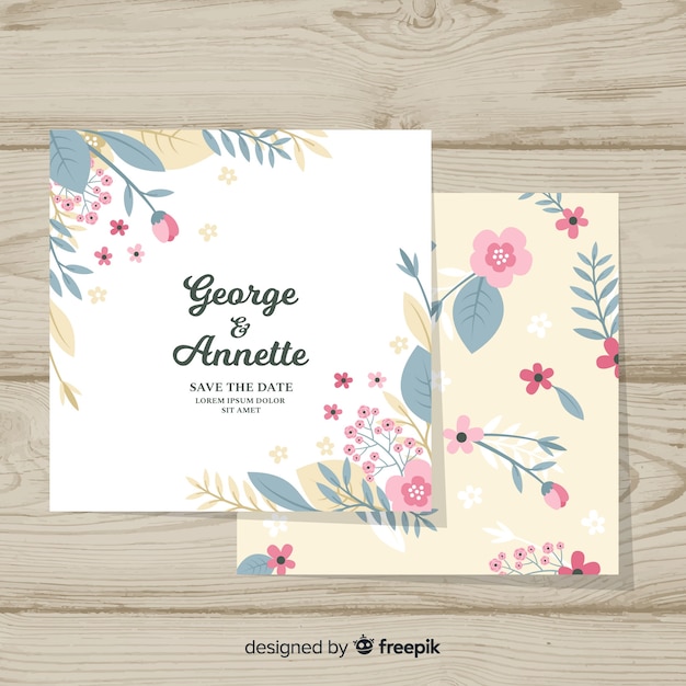 Wedding invitation card