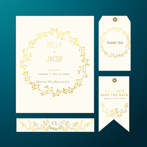 Wedding invitation design