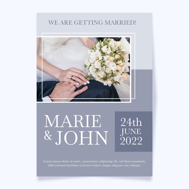wedding invitation template