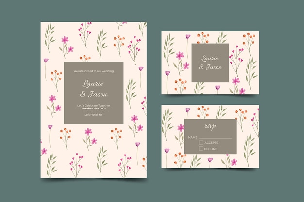 wedding invitation template