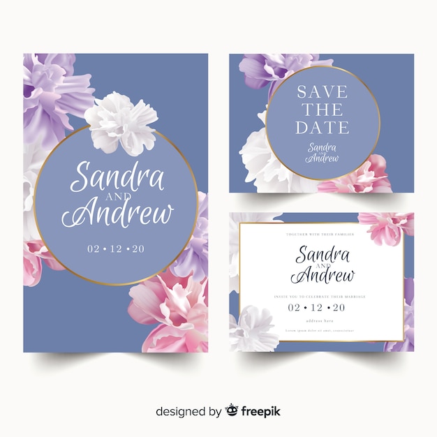 Wedding invitation template