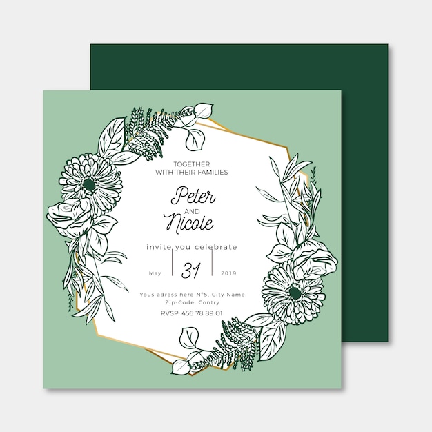 Wedding invitation