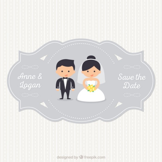 Wedding label