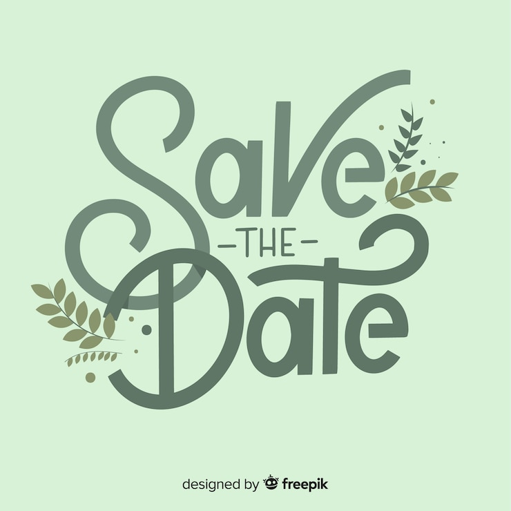 Free Vector wedding lettering