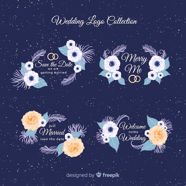 Wedding logo collection