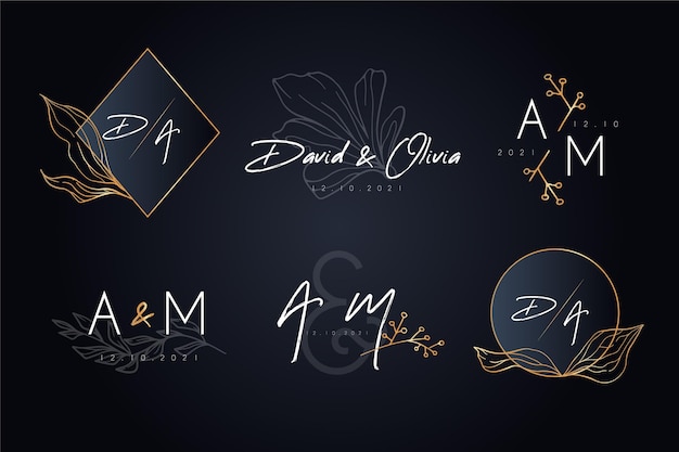 Wedding Monogram Logo Collection