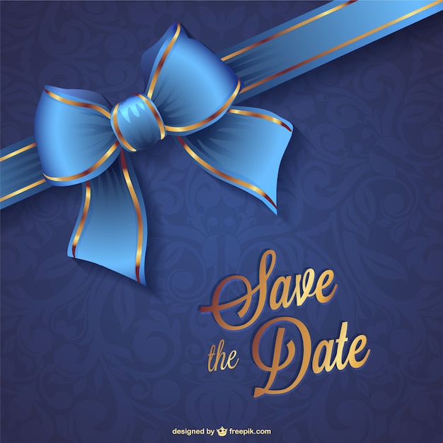 Free vector wedding save the date vector