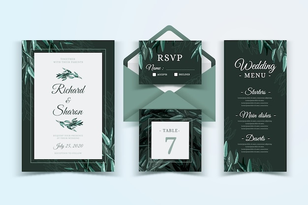 Wedding stationery collection