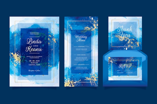 Wedding stationery concept