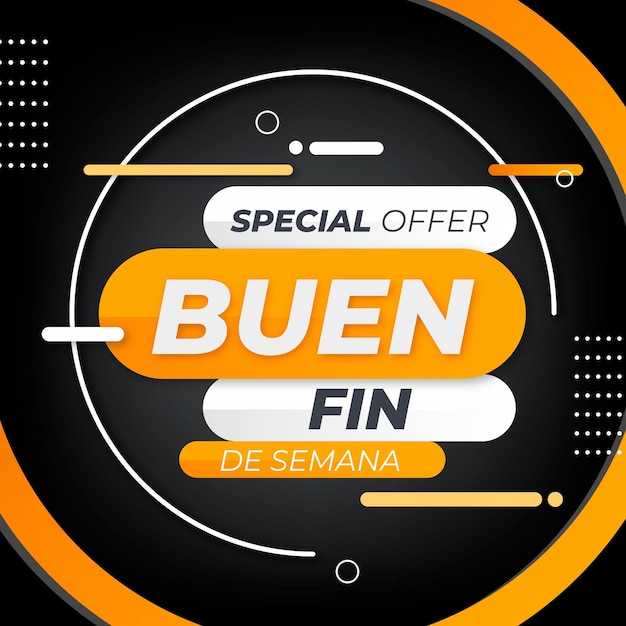 Offerta di sconto di vendita del fine settimana